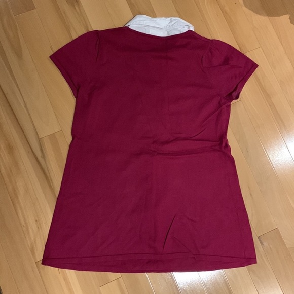 ✏️MAKE AN OFFER EUC Fooler Short Sleeve Blouse Sweater Vest - size M - Picture 10 of 12